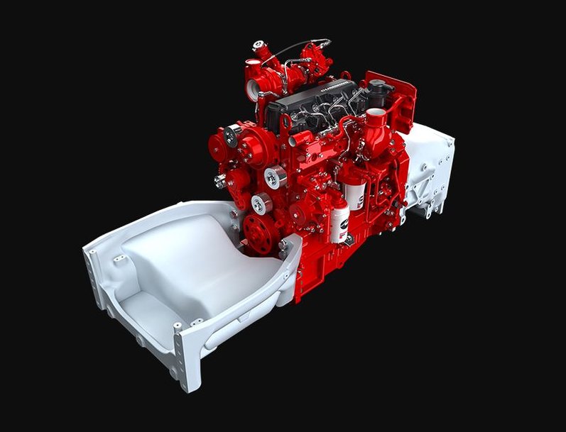 Cummins debuts new 4-cylinder structural engine at Agritechnica